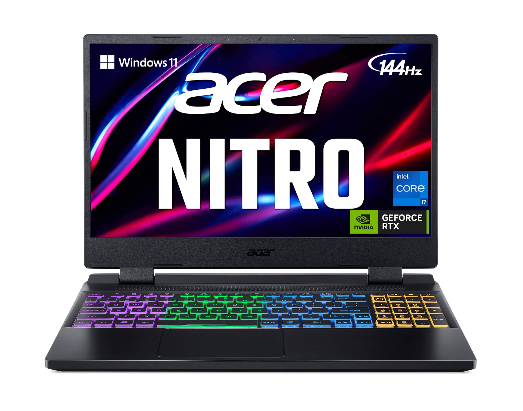 Acer Nitro 5 Gaming Laptop 15.6" 144Hz FHD, Intel i7-12650H, RTX 4050, 16GB DDR5, 512GB SSD
