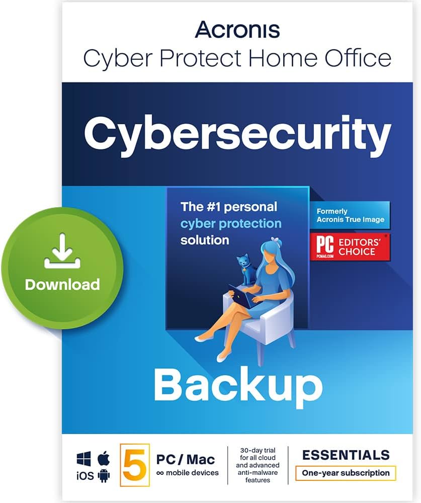 Acronis Cyber Protect Home Office (formerly True Image)