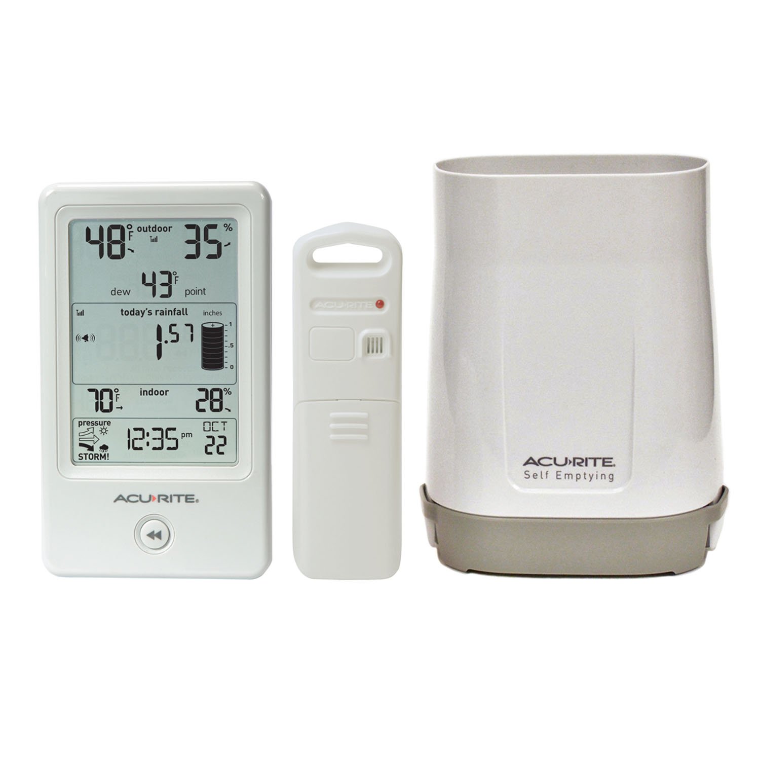 AcuRite Rain Gauge and Thermometer