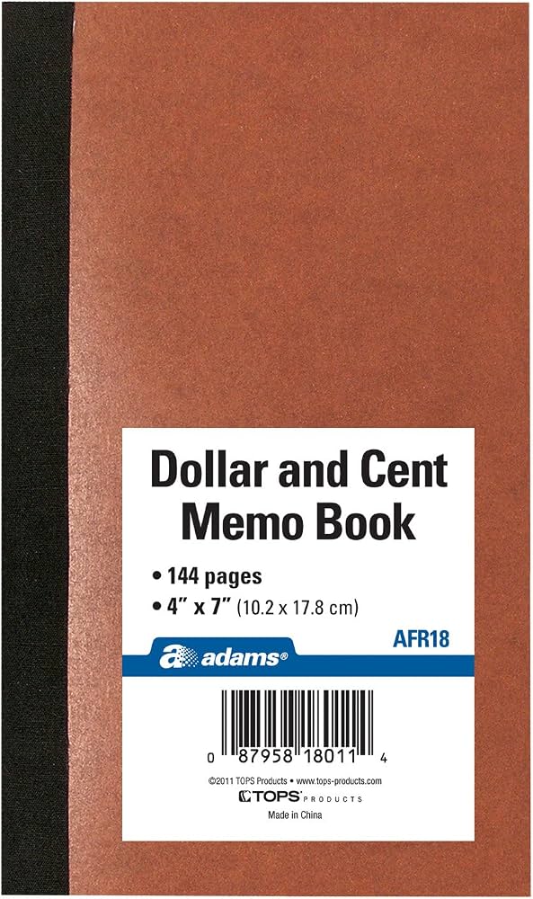 Adams Inventory Control Book, 144 Pages