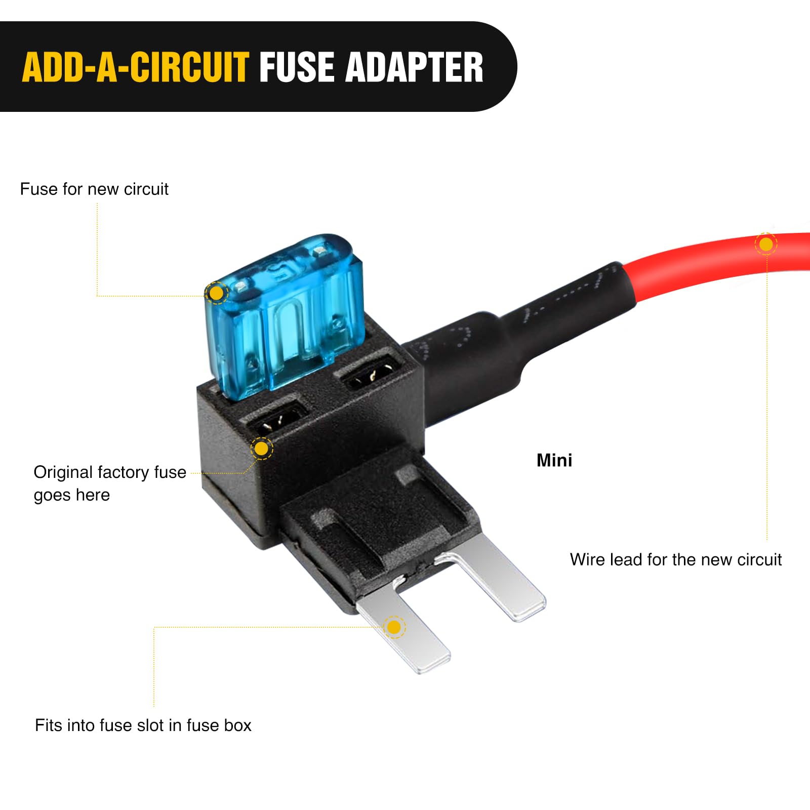 Add-A-Circuit Fuse Tap (Mini)