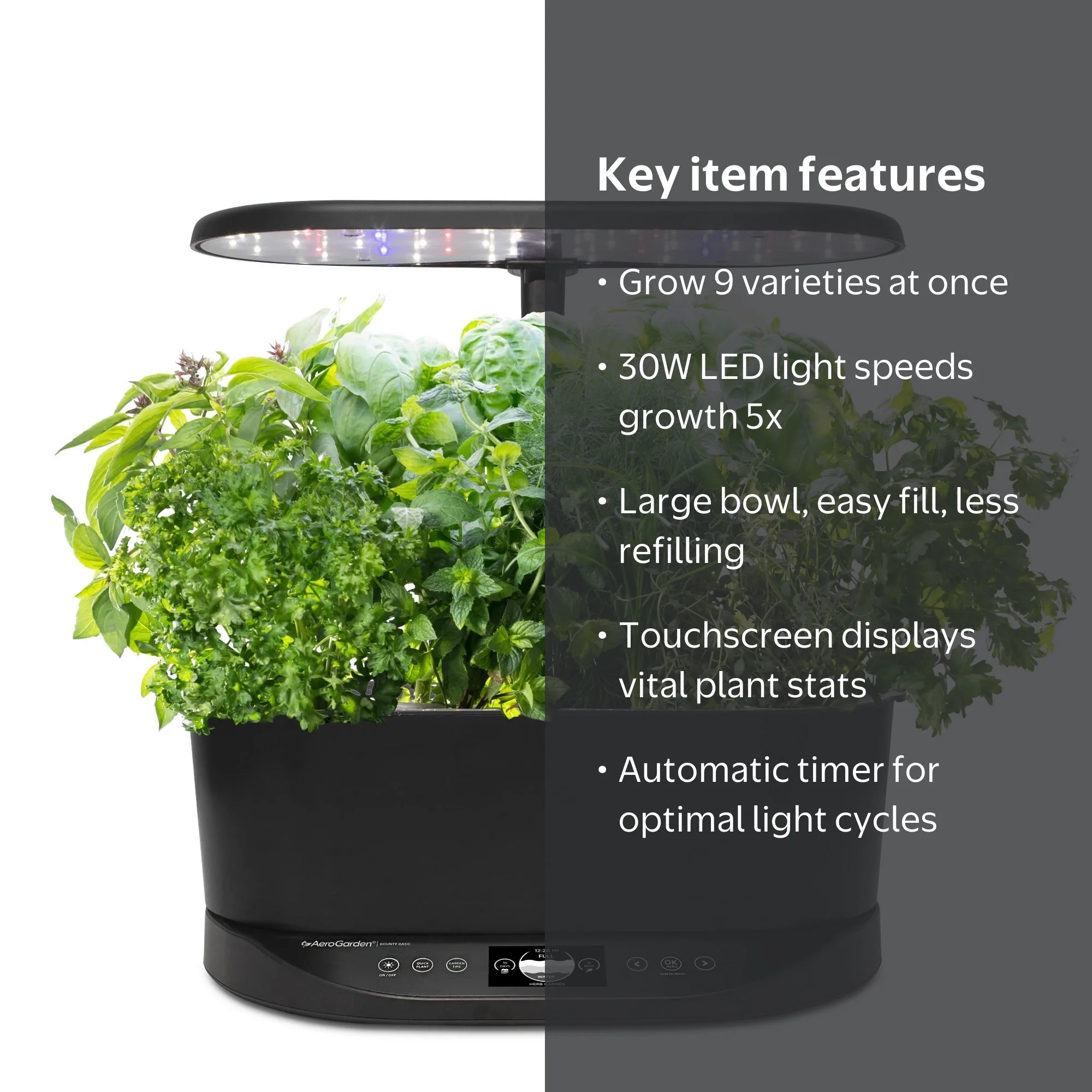 AeroGarden Bounty Basic Indoor Hydroponic Garden