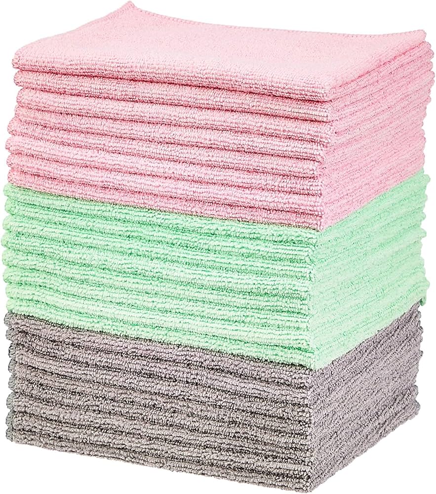 Amazon Basics Microfiber Cleaning Cloths