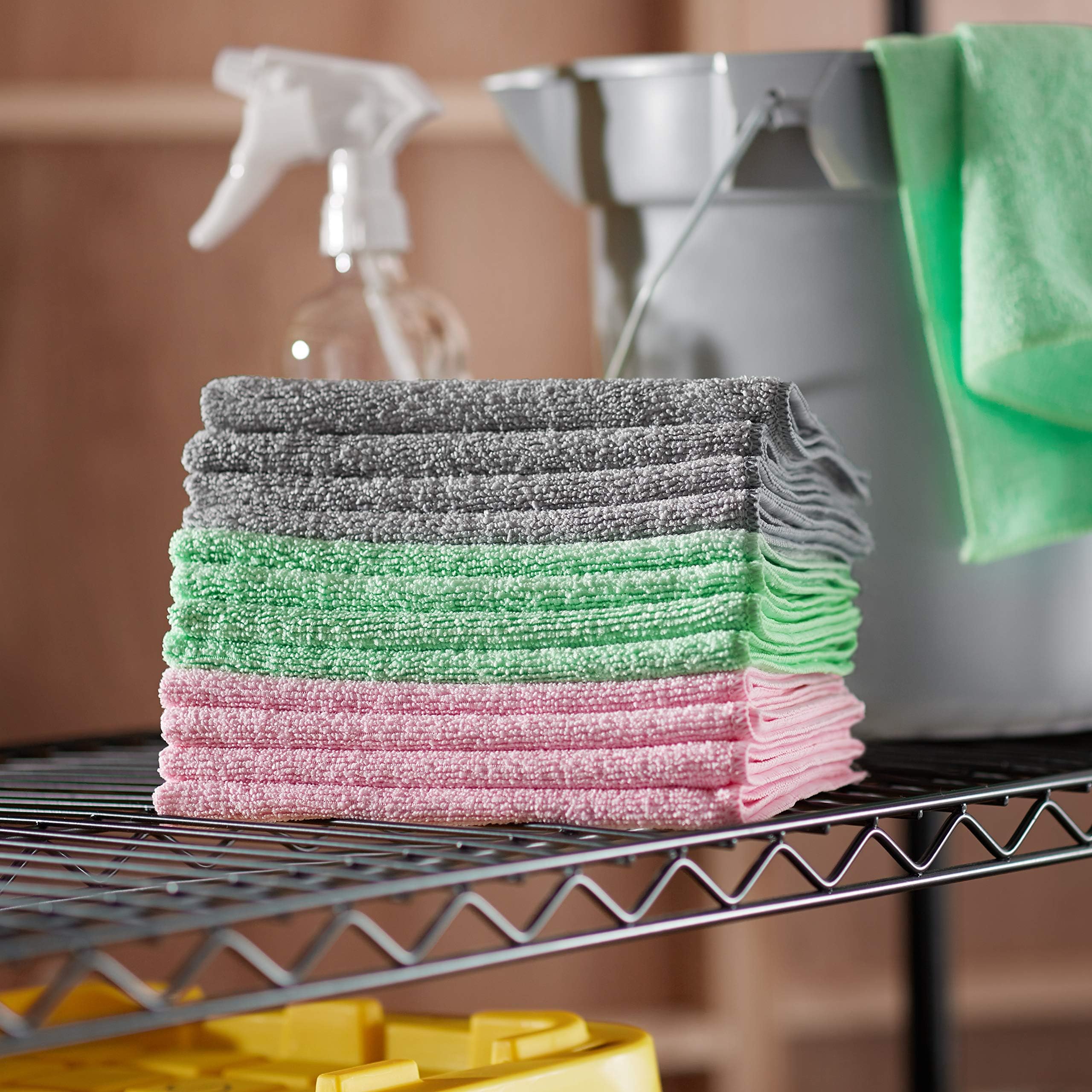 Amazon Basics Microfiber Cleaning Cloths