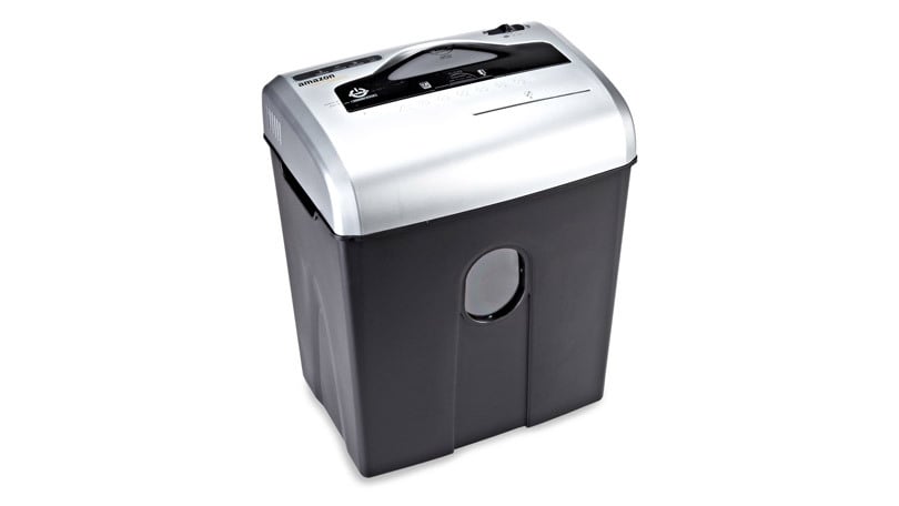 AmazonBasics 12-Sheet Cross-Cut Credit Card and Junk Mail Shredder