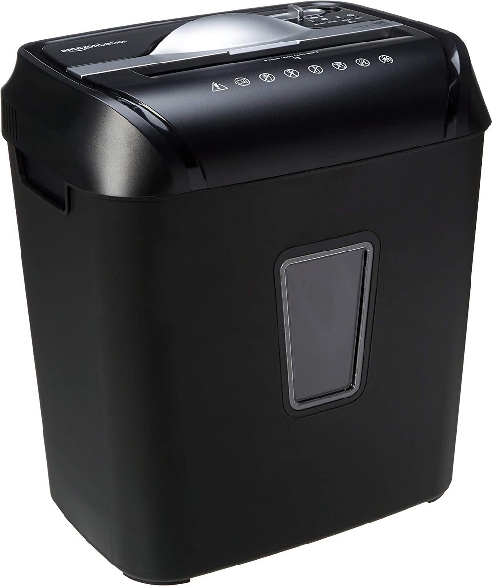AmazonBasics 12-Sheet Cross-Cut Paper Shredder