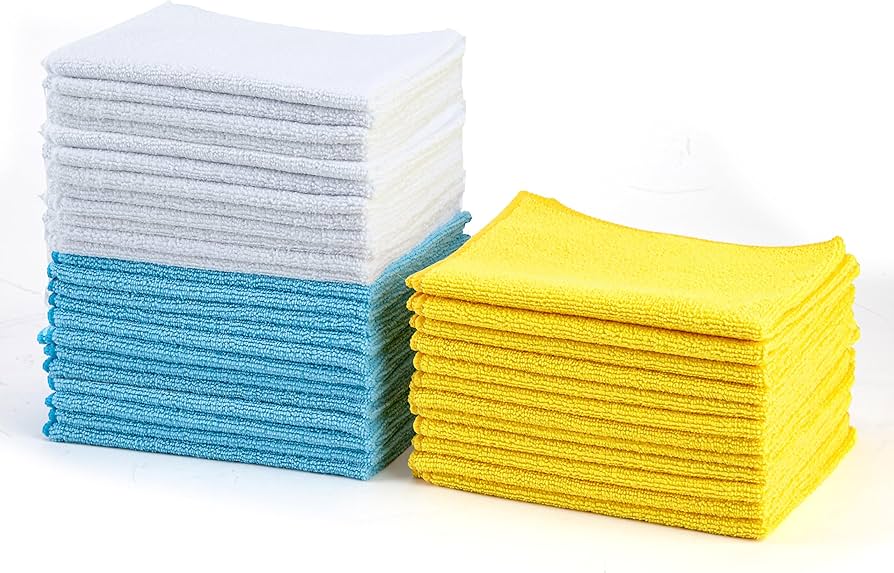 AmazonBasics Microfiber Cleaning Cloths (ASIN: B07D3Q1Q2Z)