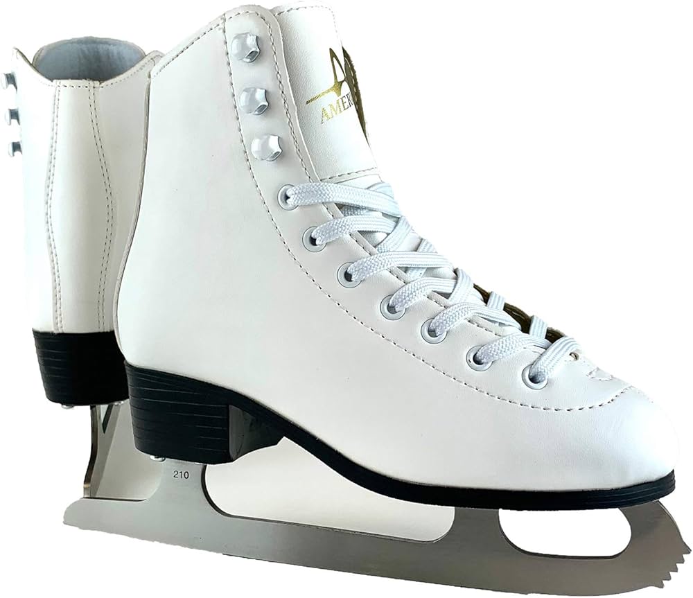 American Athletic Tricot Lined Figure Ice Skates