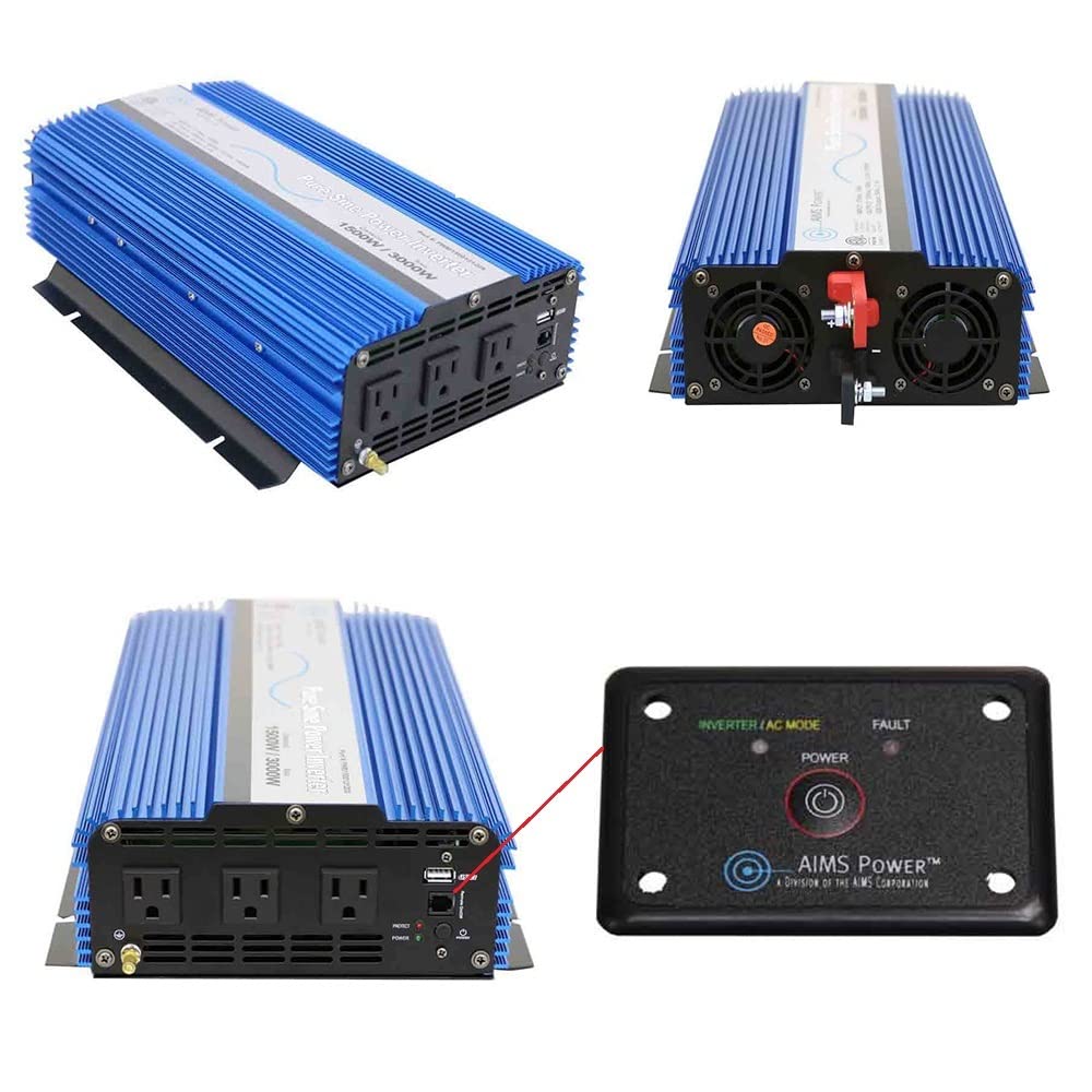AIMS Power 1500W Pure Sine Inverter