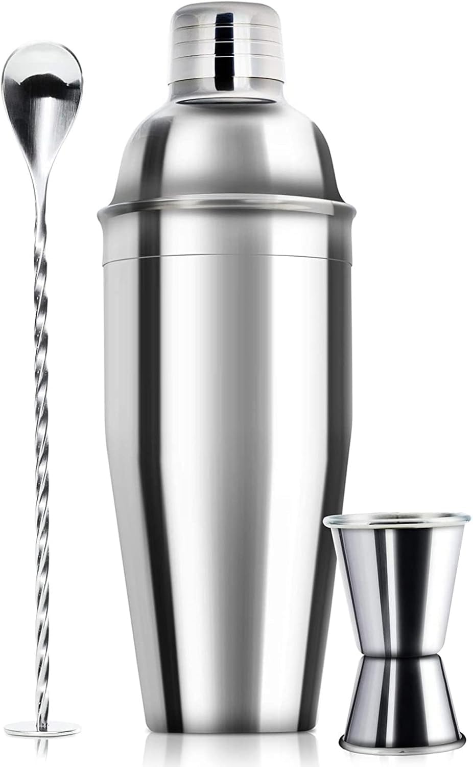 ALYSON'S BAR Stainless Steel Cocktail Shaker Set