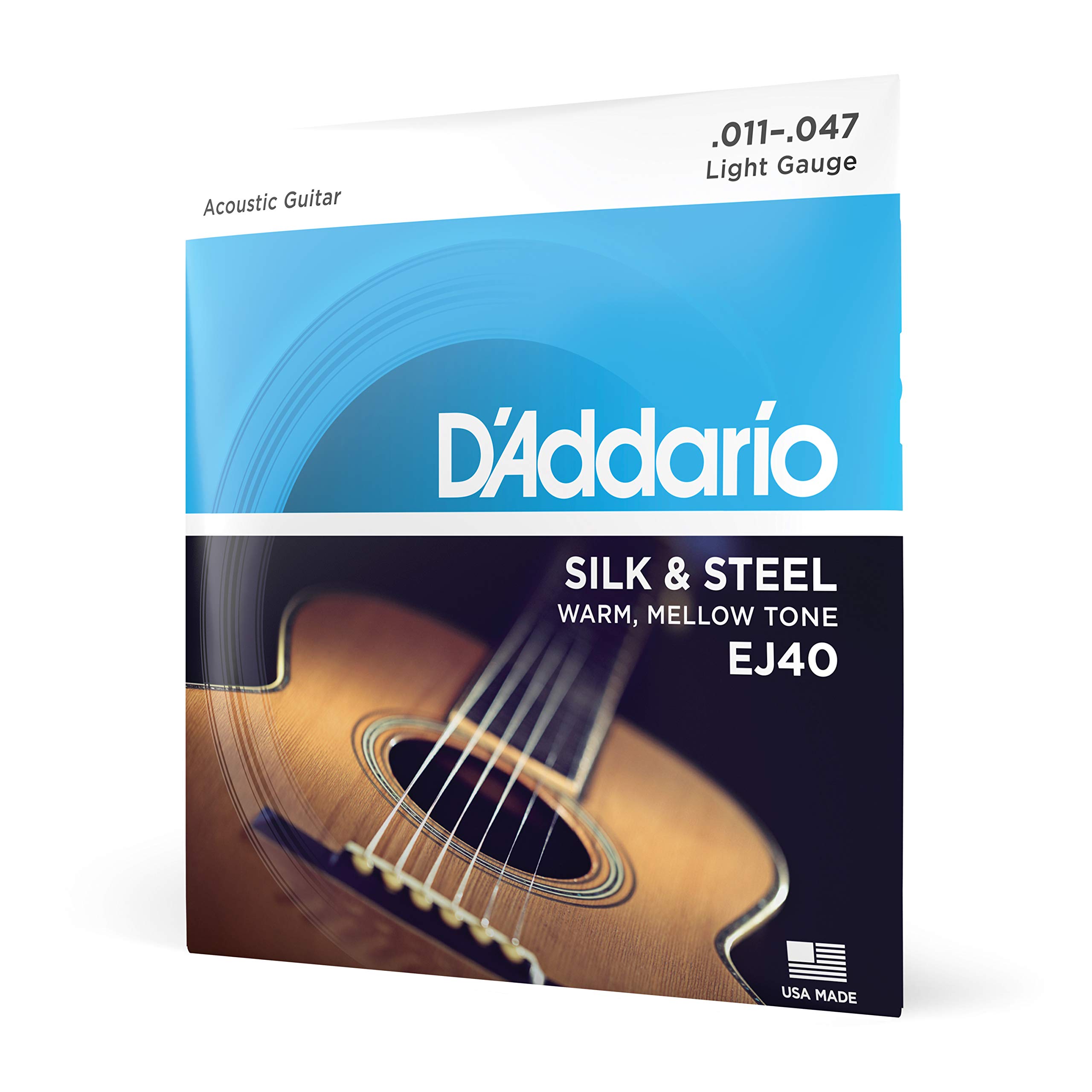 D'Addario EJ34 Silk & Steel Light