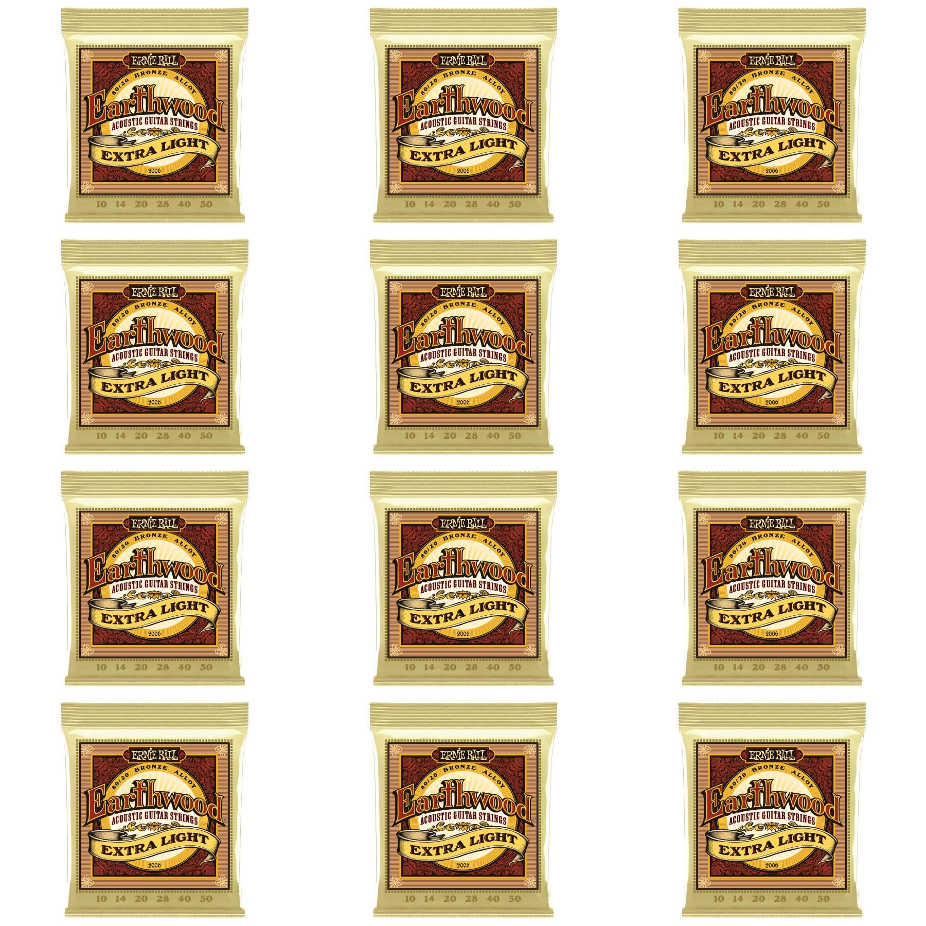 Ernie Ball Earthwood 80/20 Extra Light .010-.050