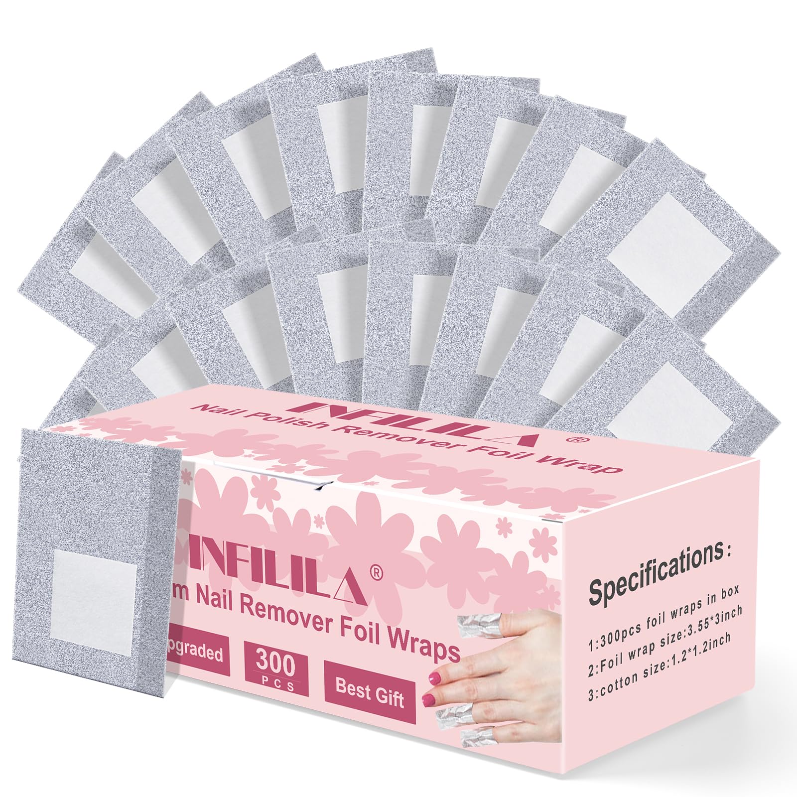 Foostool Aluminum Foil Nail Wraps