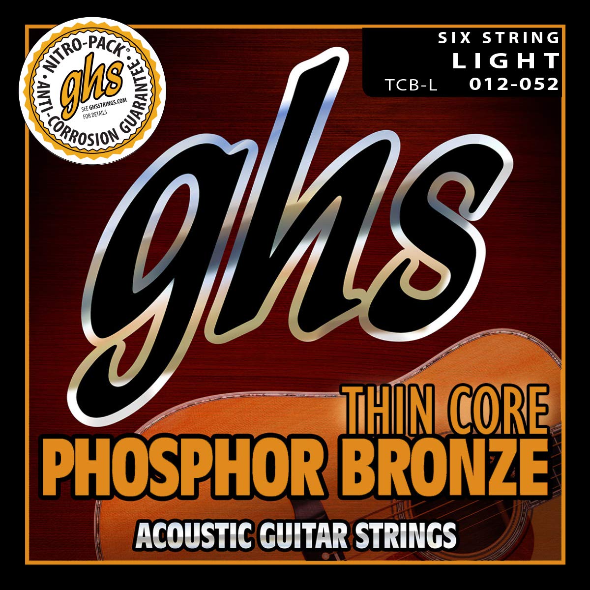 GHS GBZL Phosphor Bronze Light Acoustic Bass Strings
