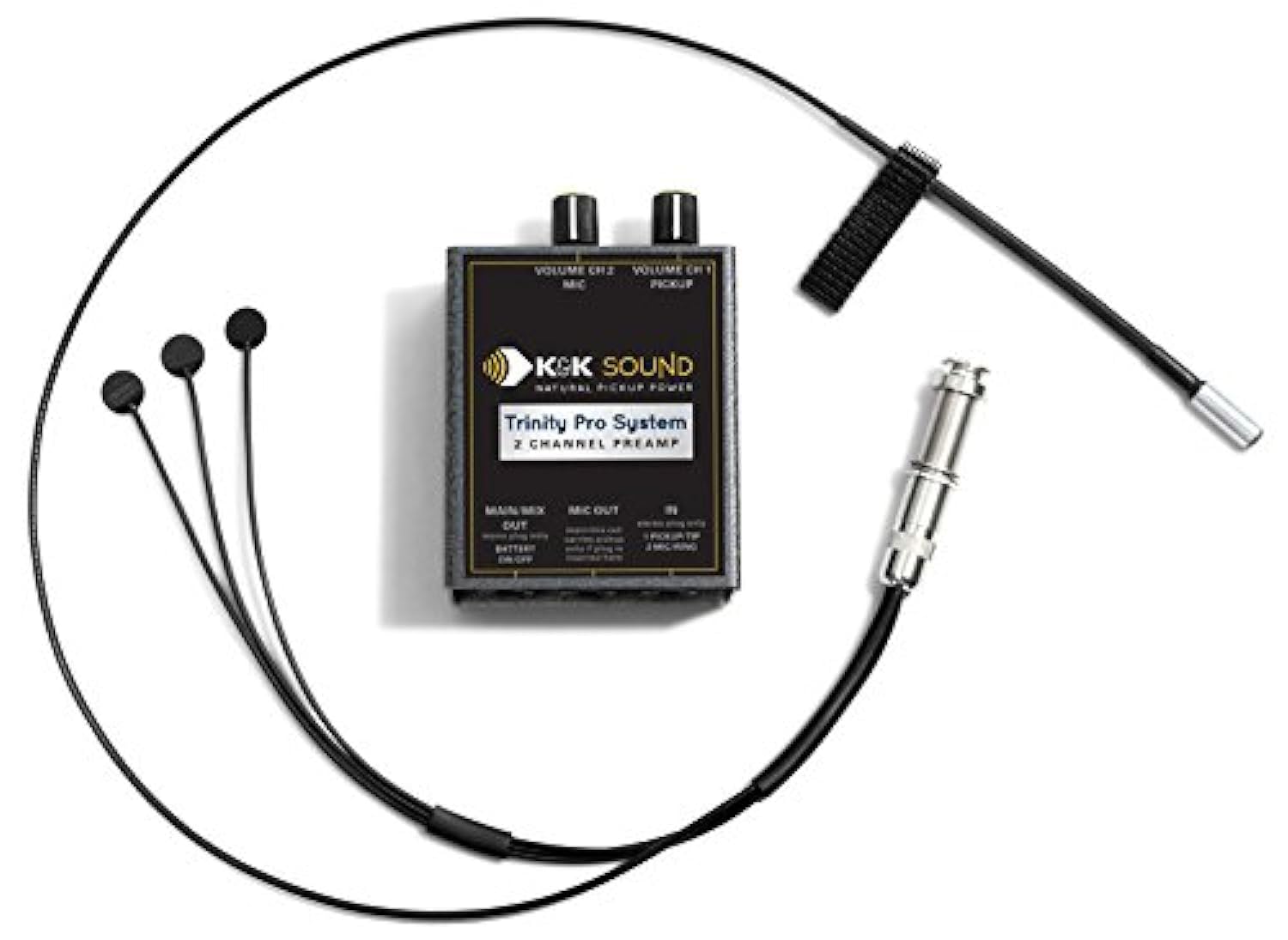 K&K Pure Mini Bridge Plate Transducer Pickup