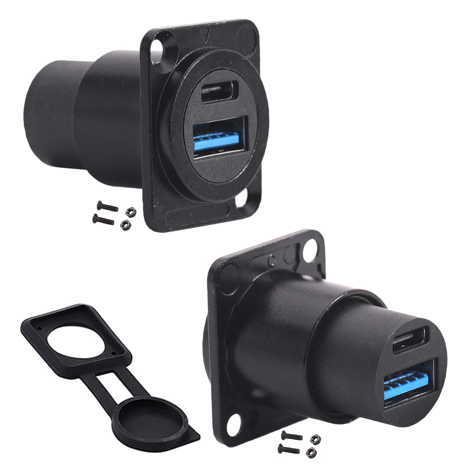 KeeYees USB 2.0 A Female Panel Mount Socket (ASIN: B07G5J5Z3N)