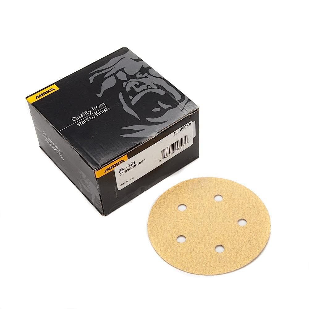 Mirka 23-615-120 5-Inch 120 Grit Discs (Pack of 25)