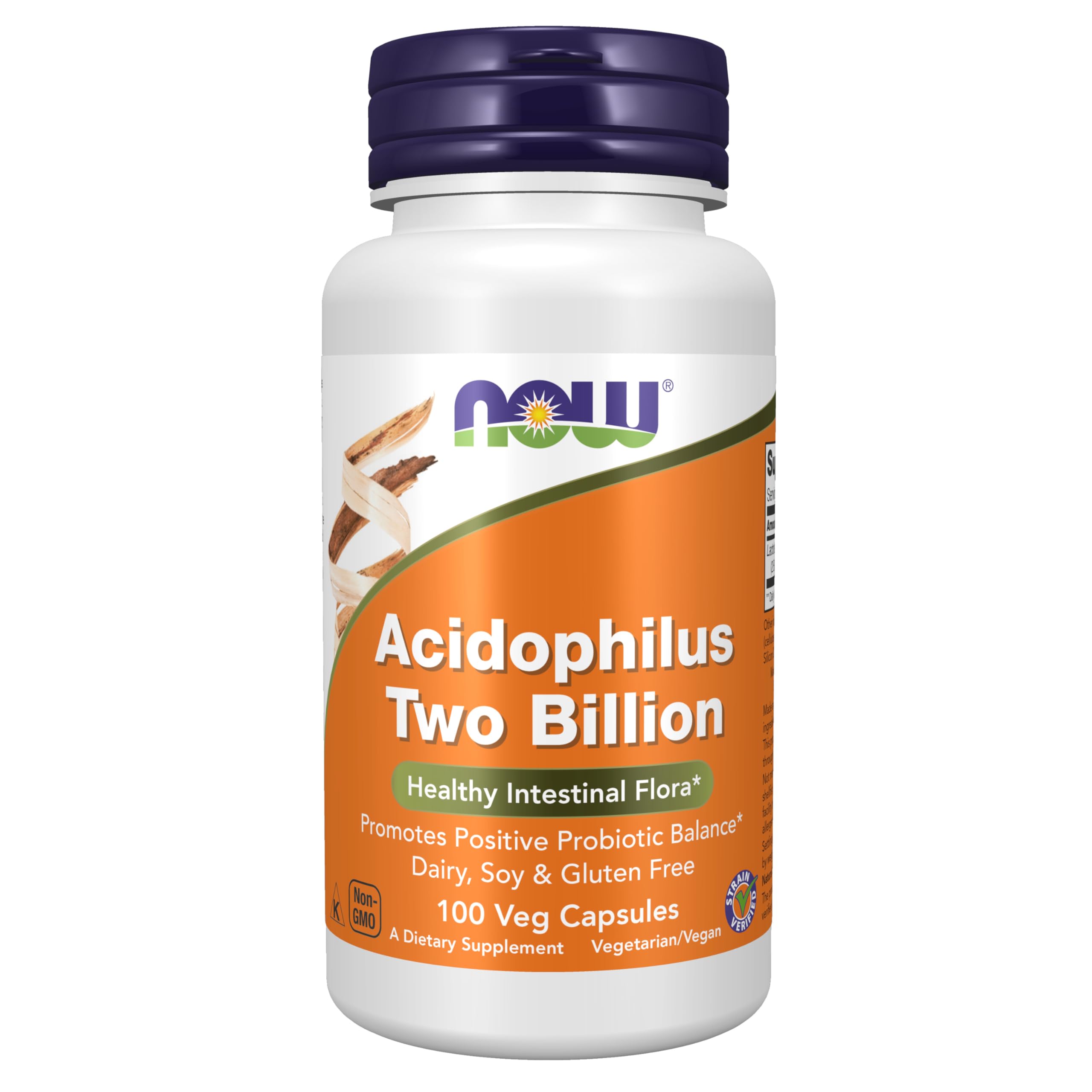 NOW Foods Acidophilus Two Billion, 100 Capsules