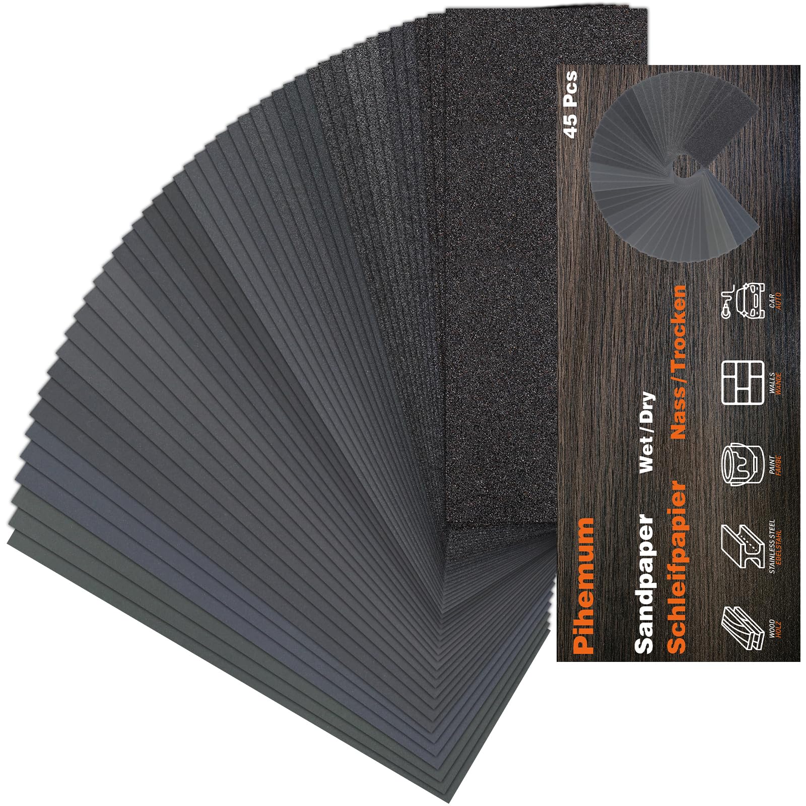 Prolite Sandpaper Assortment Pack (177 Pieces)