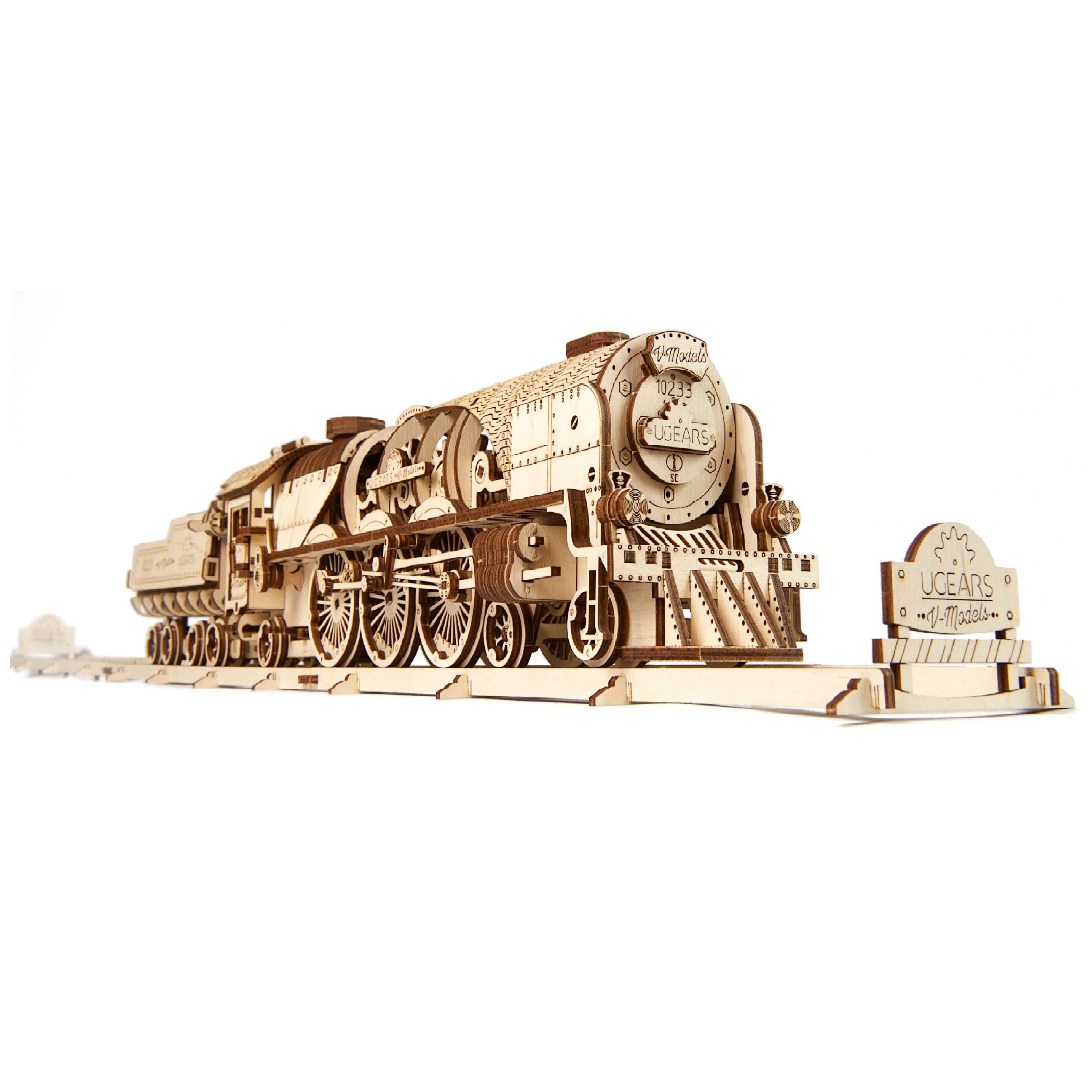 Ugears Models Mechanical 3D Puzzle - Steam Locomotive