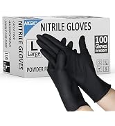 AMZCHEF Disposable Nitrile Gloves (100ct)