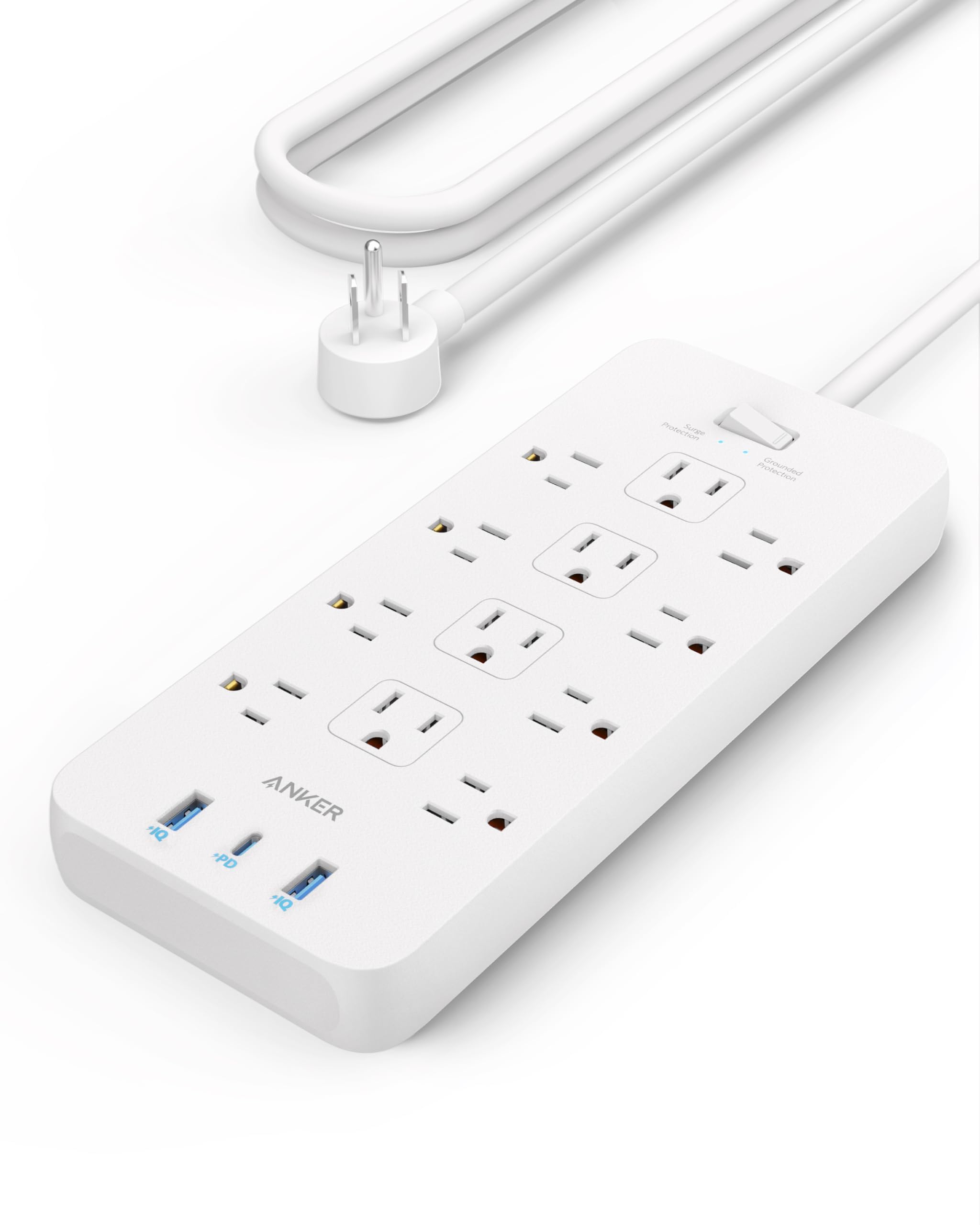 Anker Power Strip with USB-C and Surge Protection