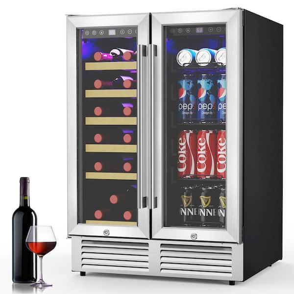Antarctic Star 18-Bottle Dual Zone Compressor Wine Cooler