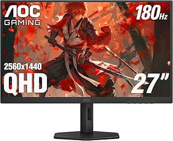 AOC Q27G4ZF 27-inch Mini-LED QHD 240Hz Curved Gaming Monitor