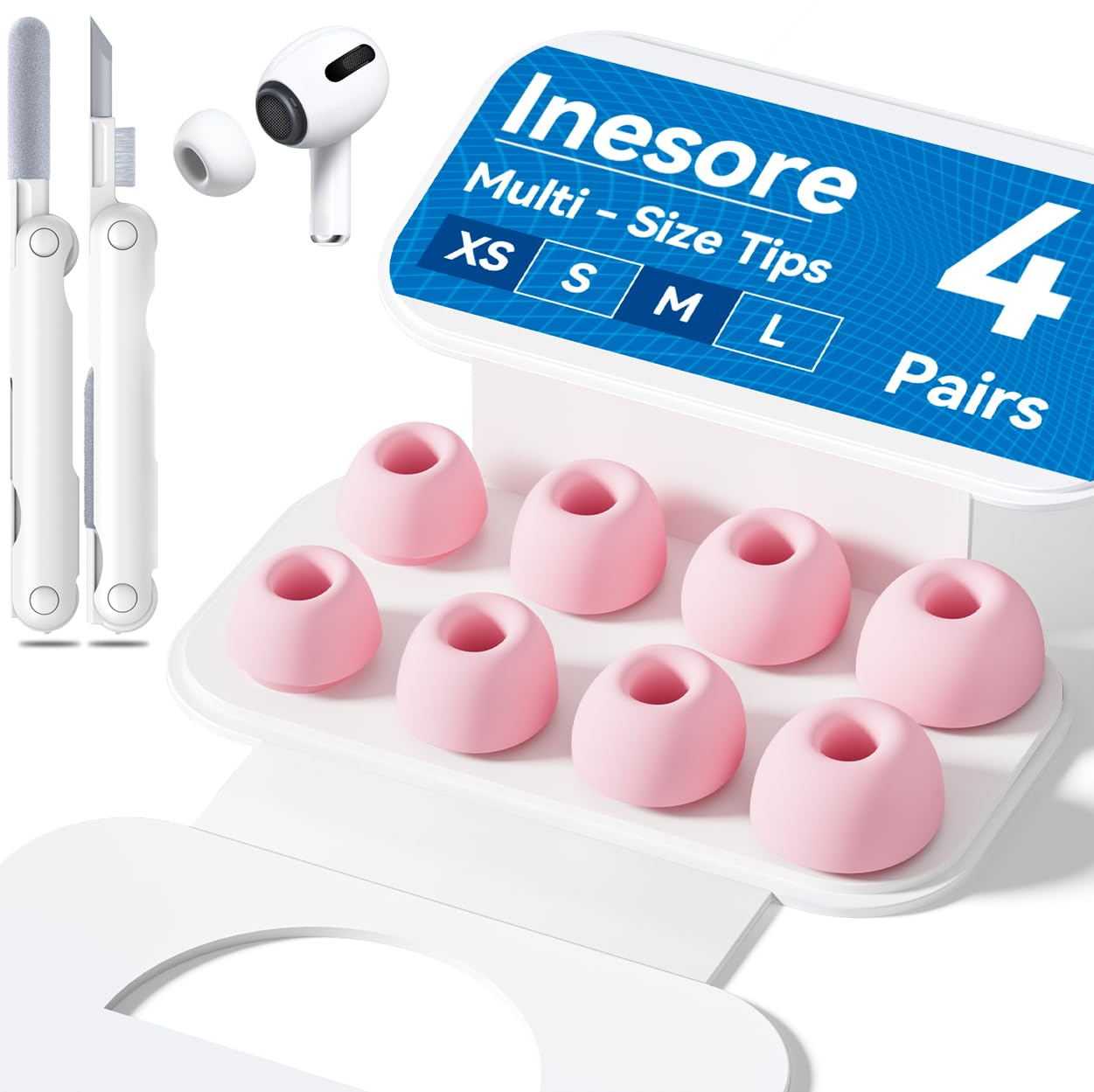 Apple AirPods Pro 2 Silicone Ear Tips (4 Sizes)