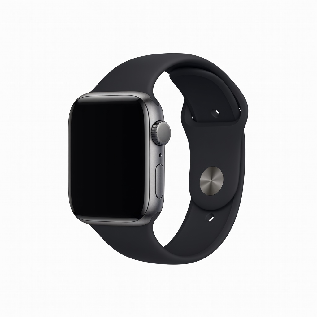 Apple Watch Series 10 (GPS, 42mm) - Aluminum Case with Midnight Sport Band