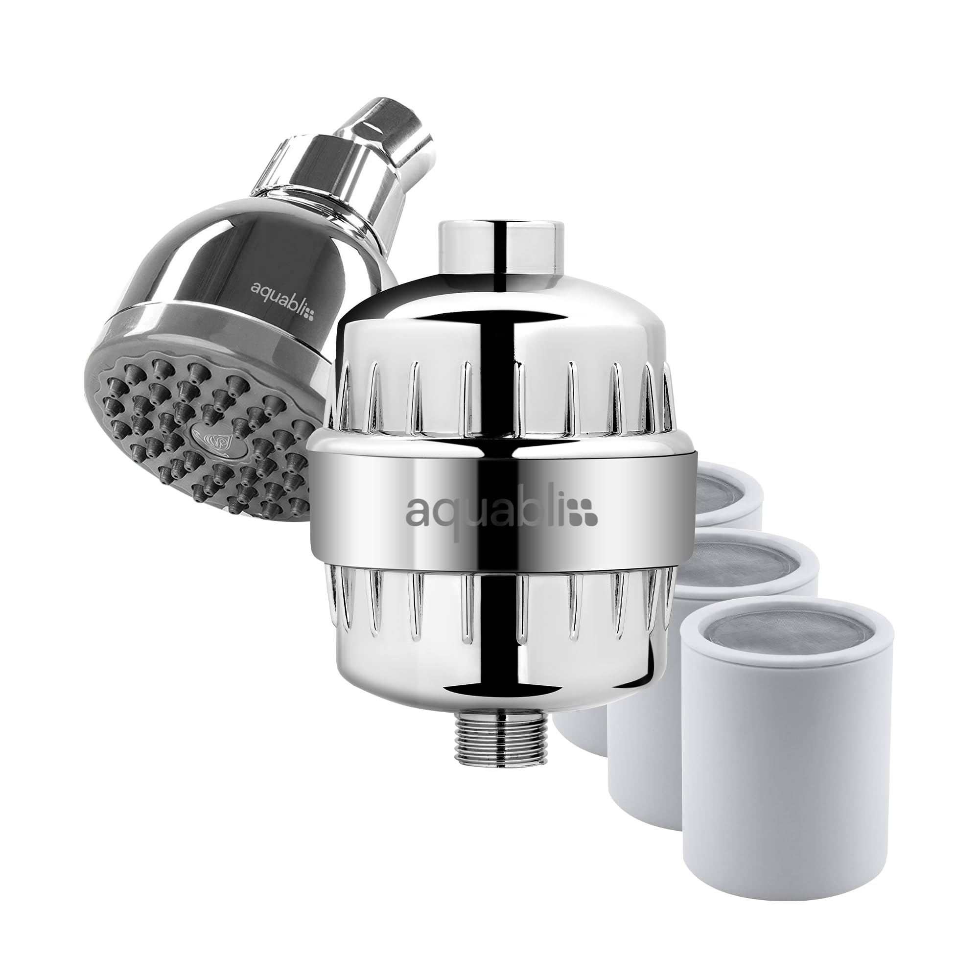 AquaBliss High Pressure 3-Setting Showerhead with Filter