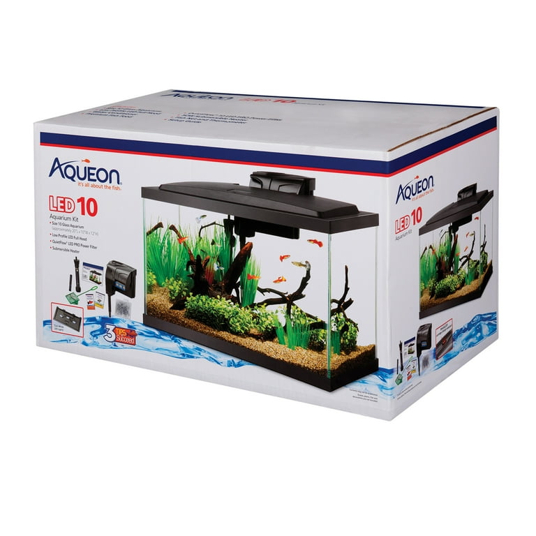 Aqueon LED Aquarium Starter Kit 10 Gallon