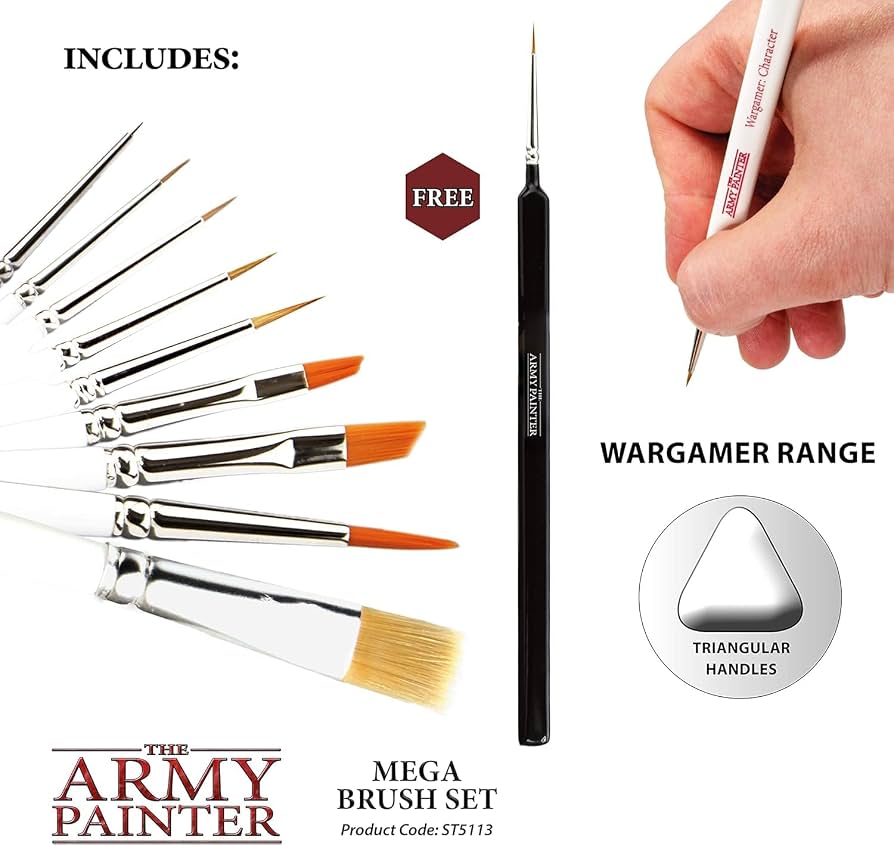Army Painter Wargamer Mega Brush Set