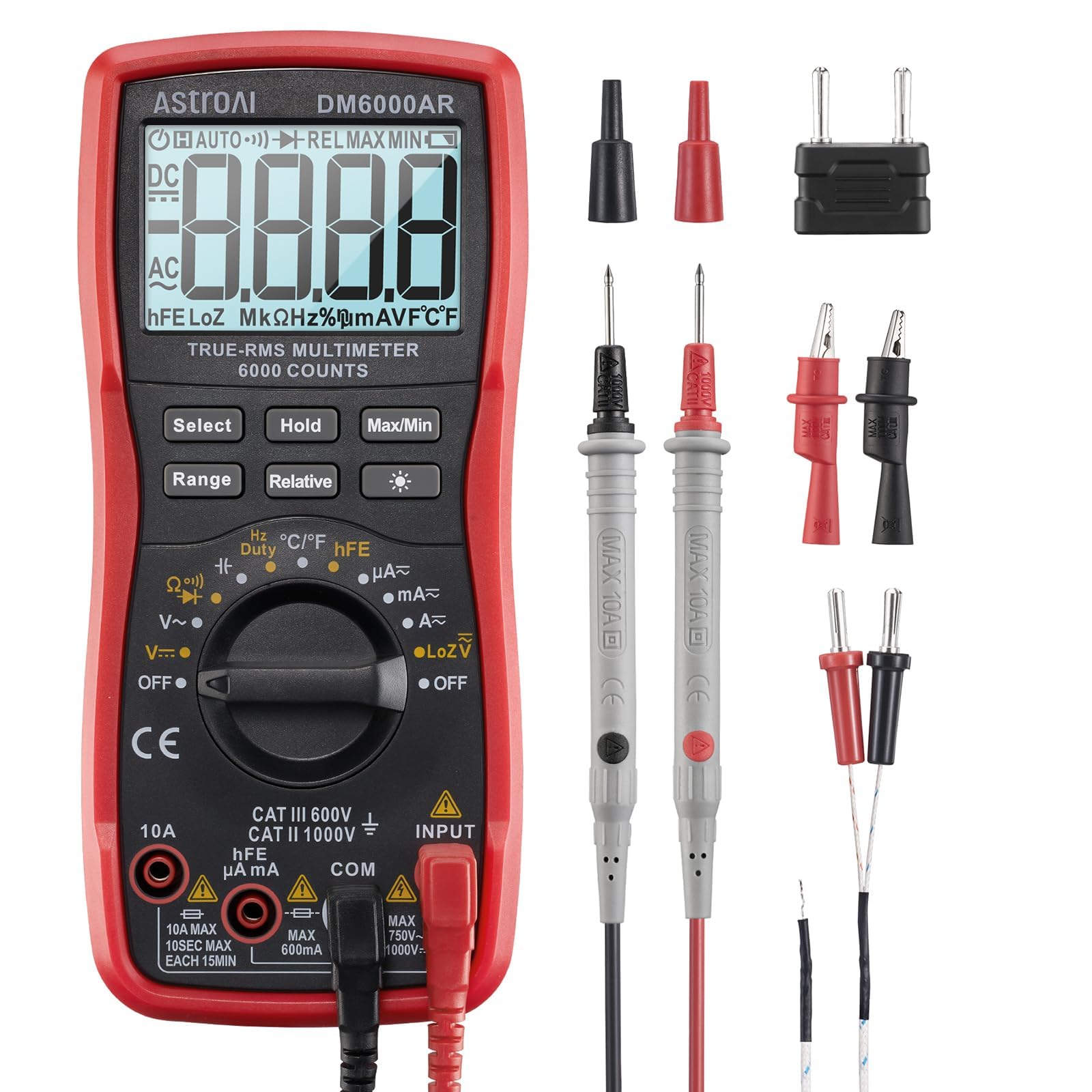 AstroAI Digital Multimeter TRMS 6000