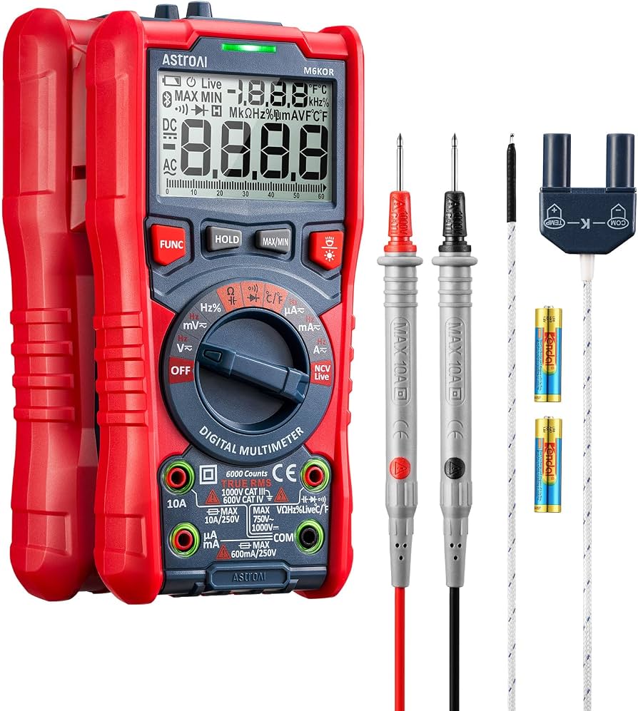 AstroAI Digital Multimeter TRMS 6000 Counts