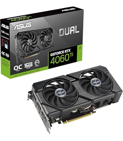 ASUS Dual GeForce RTX 4060 Ti OC Edition 16GB GDDR6