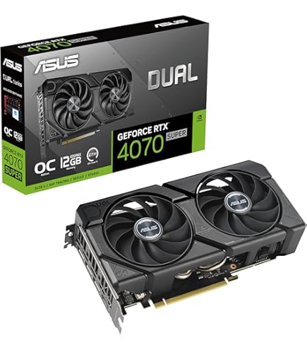 ASUS Dual GeForce RTX 4070 SUPER OC Edition 12GB GDDR6X