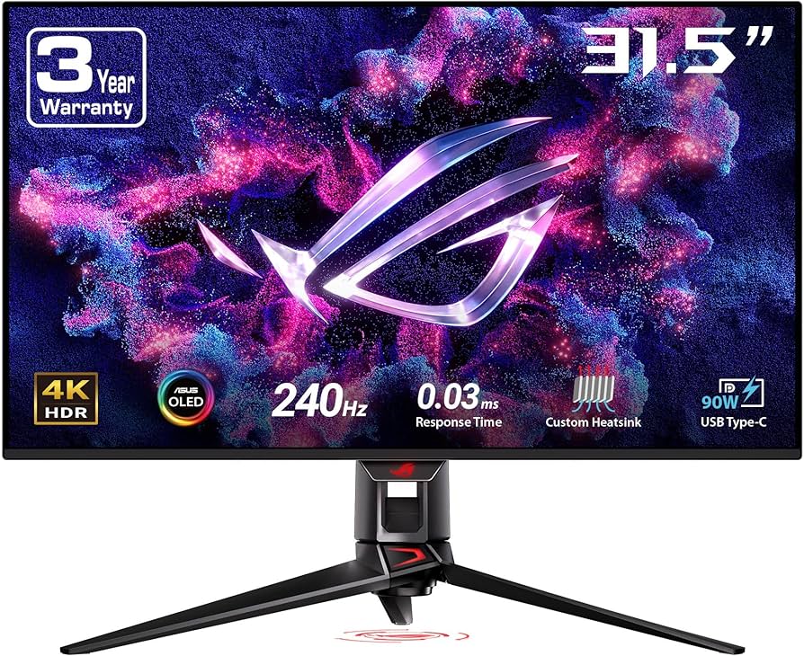 ASUS ROG Swift OLED PG32UCDM 32-inch 4K 240Hz QD-OLED Monitor