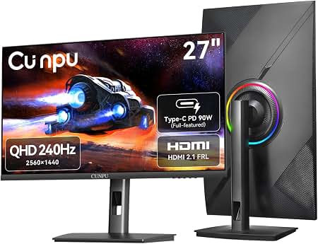 ASUS ROG Swift PG279QM 27" 1440p 240Hz Fast IPS Gaming Monitor