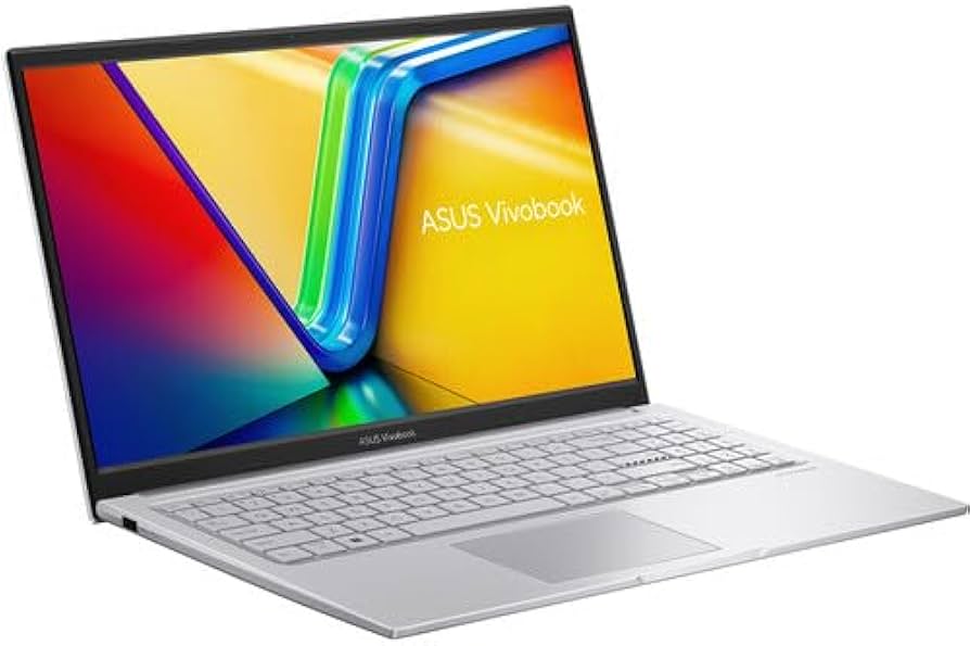 ASUS VivoBook 15 2026 (Ryzen 5 7535HS, 8GB RAM, 512GB SSD) + FEZIBO Electric Standing Desk 43x24 + Furmax Office Chair + ASUS VA24EHE 24" Monitor Bundle