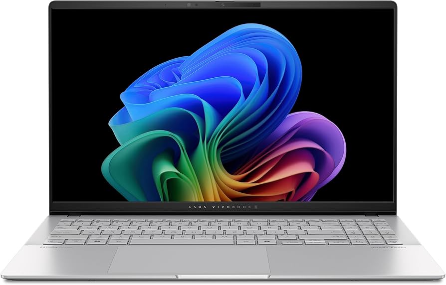 ASUS VivoBook S 15 OLED S5507 15.6-inch 3K OLED Laptop (Snapdragon X Elite, 16GB LPDDR5X RAM, 1TB SSD, Windows 11)