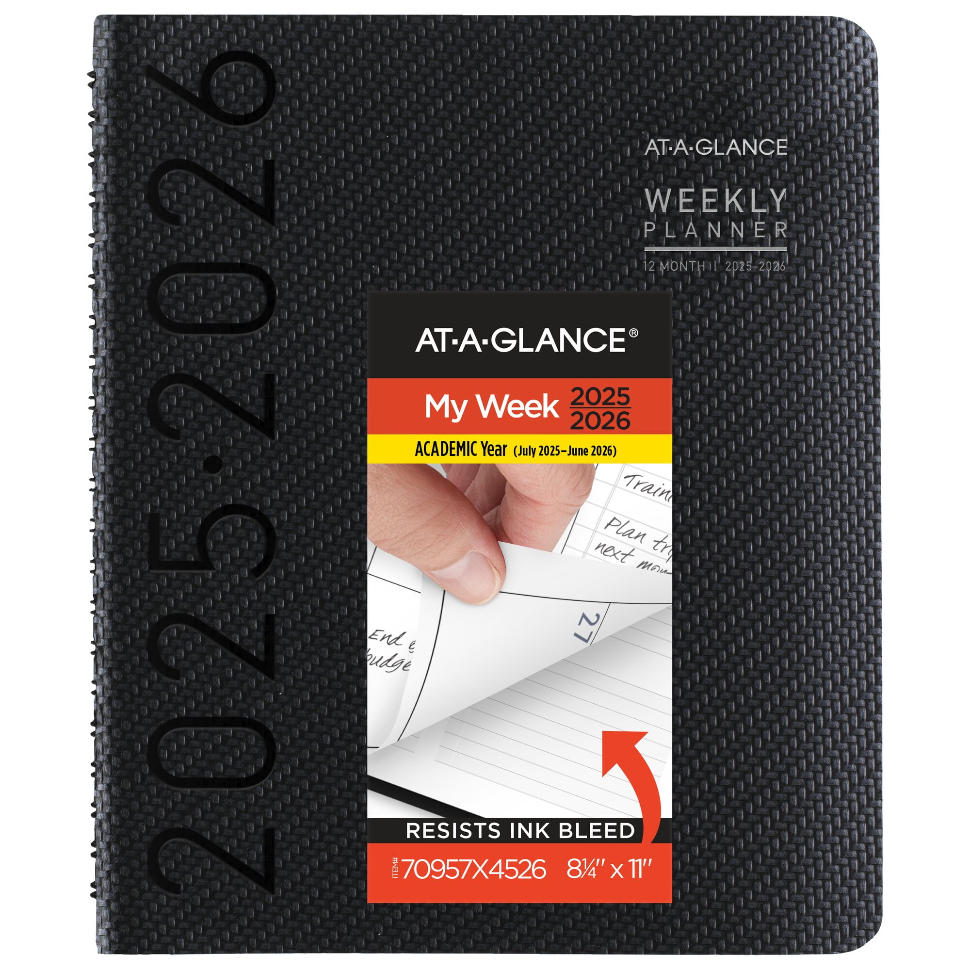 At-A-Glance Academic Weekly Planner 2025-2026