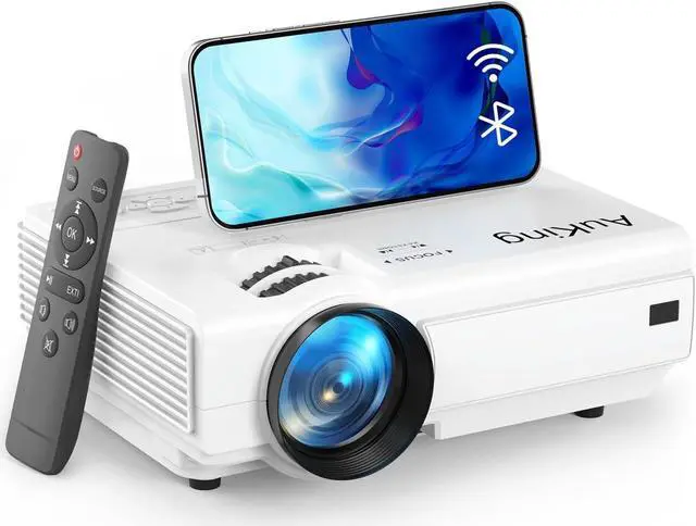 AuKing Mini Projector 2024 Upgraded 9500 Lumens