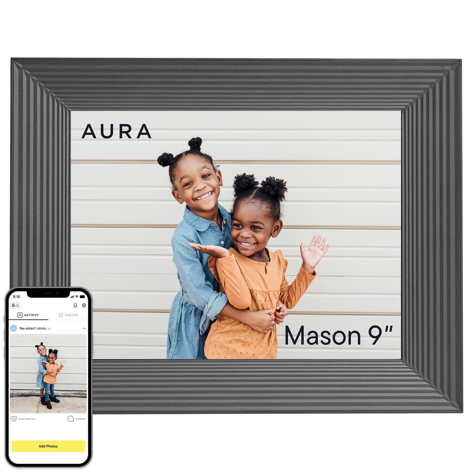 Aura Mason Luxe Smart Digital Picture Frame (9x13 inch)