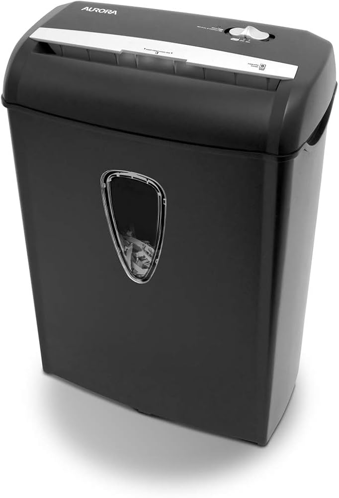 Aurora AS890C 8-Sheet Crosscut Paper Shredder