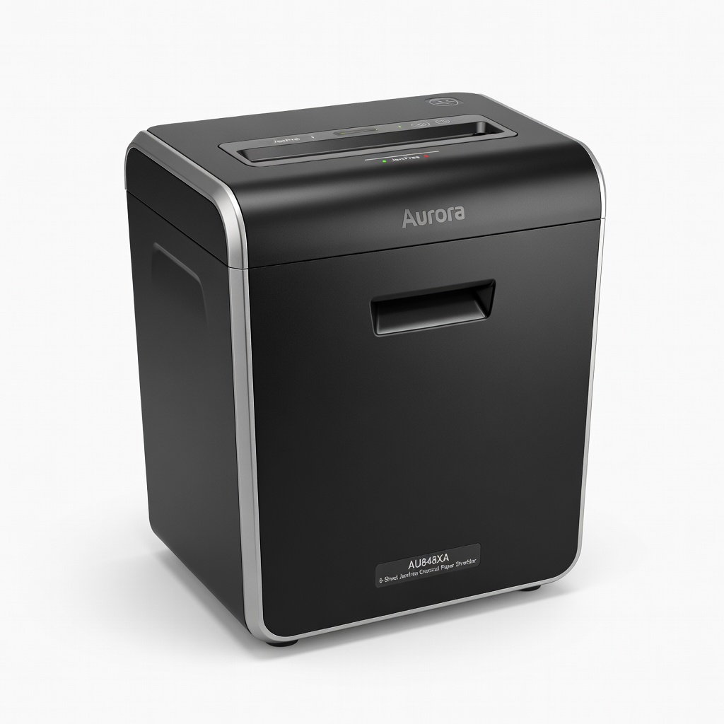 Aurora AU848XA 8-Sheet Jamfree Crosscut Paper Shredder