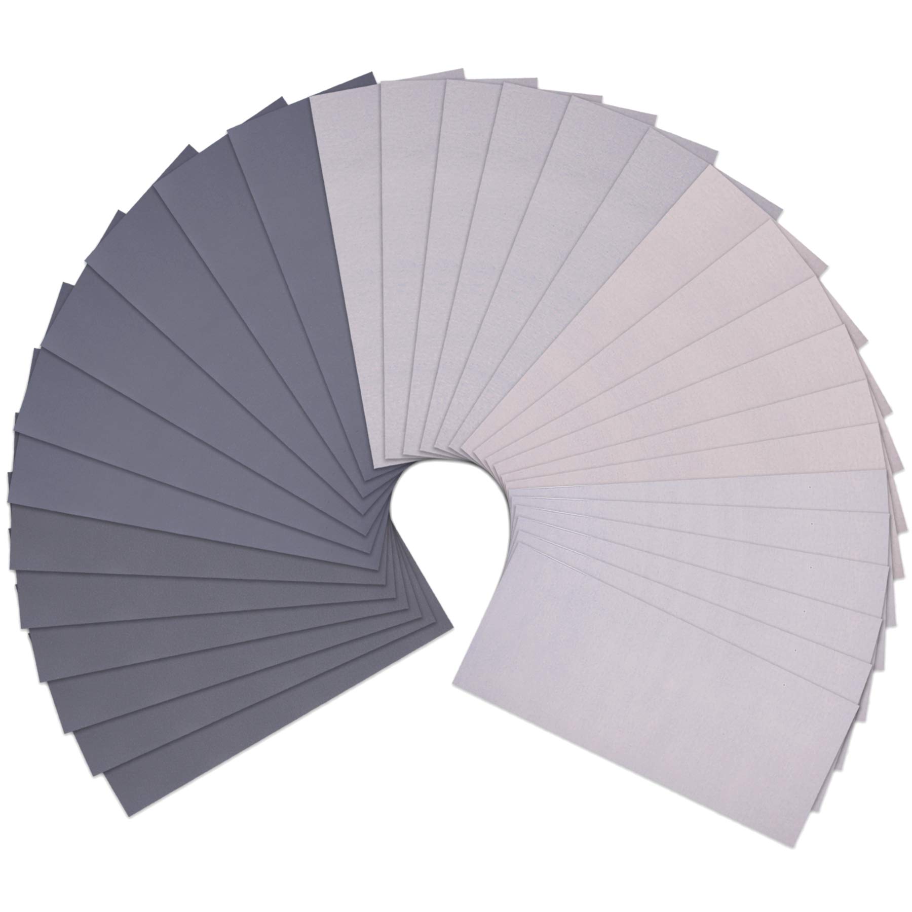 AUSTOR 108 Pieces Wet Dry Sandpaper Assortment (4 Sizes: 400-3000 Grit)