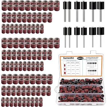 AUSTOR 132Pcs Abrasive Mounted Points Set (24-220 Grit)