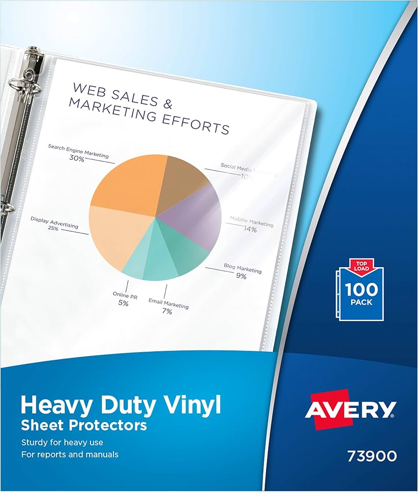 Avery Durable Sheet Protectors (100 Pack)