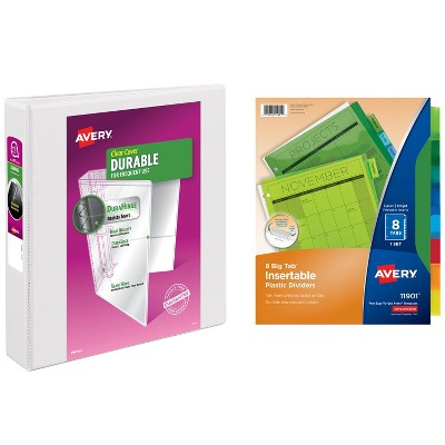 Avery Durable View Binder with Dividers